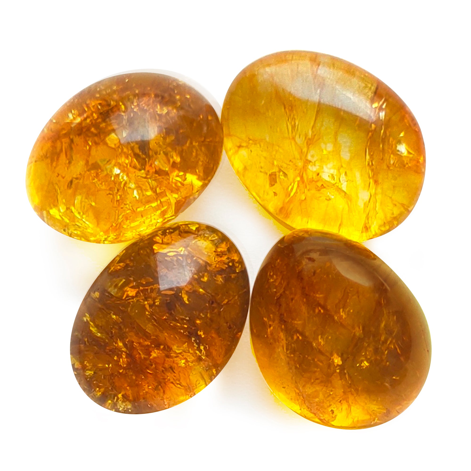 Natural Citrine Stone Chip Bracelet Gold Yellow Crystal Quartz