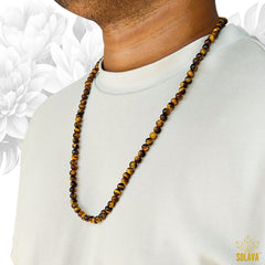 Original Tiger Eye Crystal Mala - 6 MM Beads