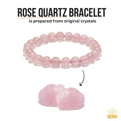 Original Rose Quartz Bracelet with Certificate