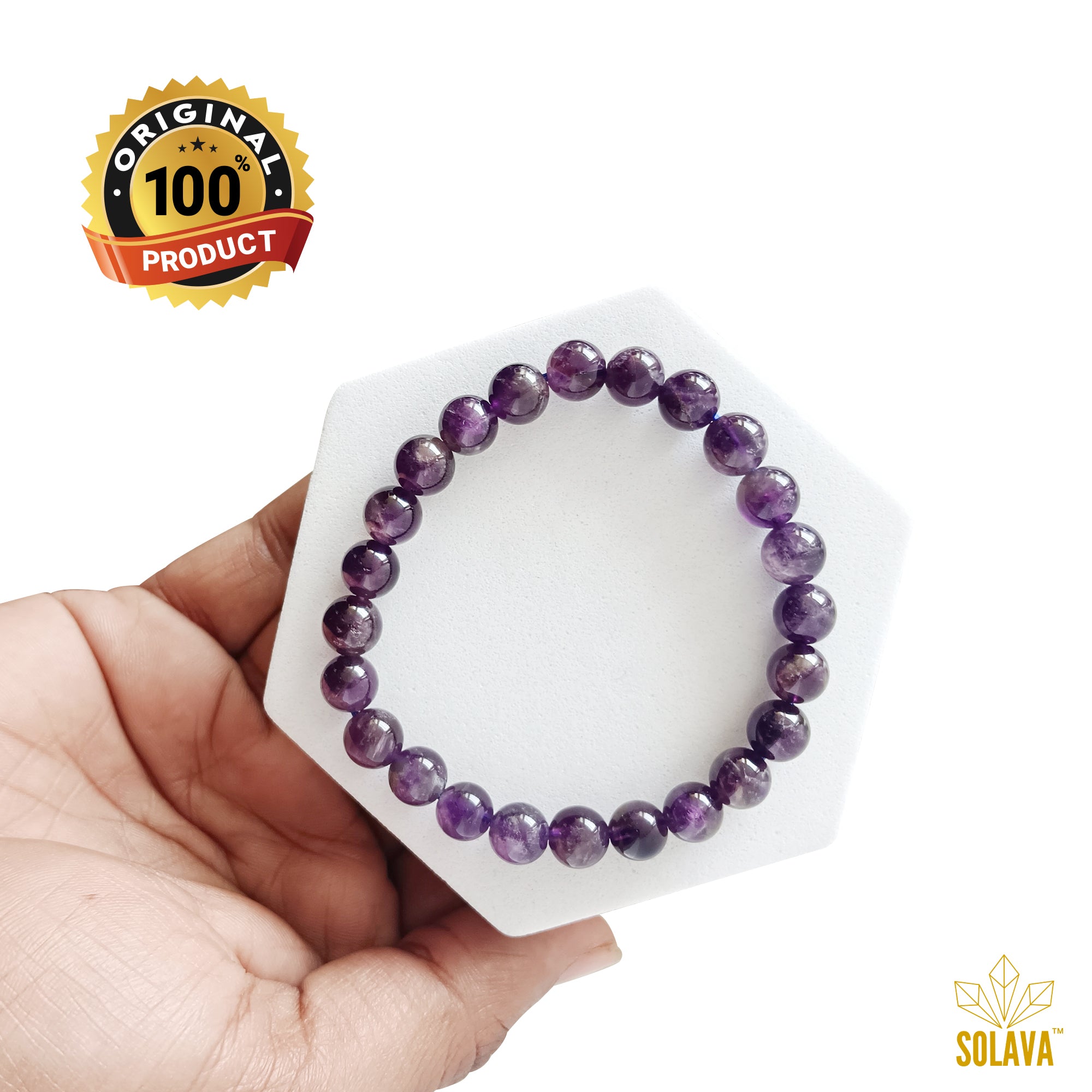 Original Amethyst Bracelet with Certificate