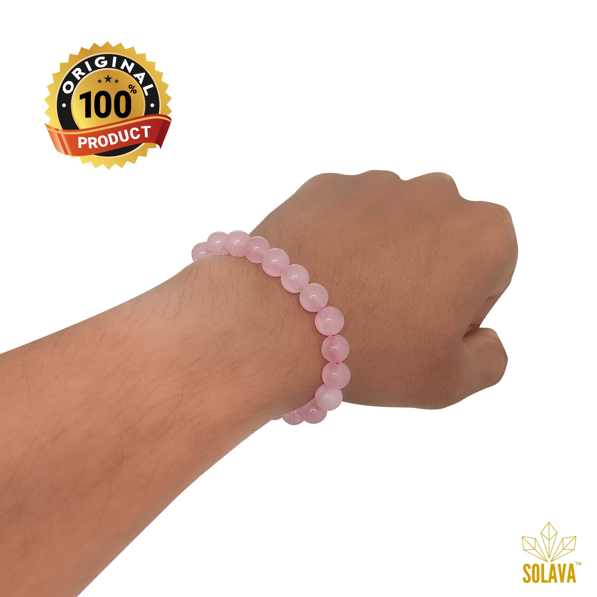 Original Rose Quartz Bracelet with Certificate