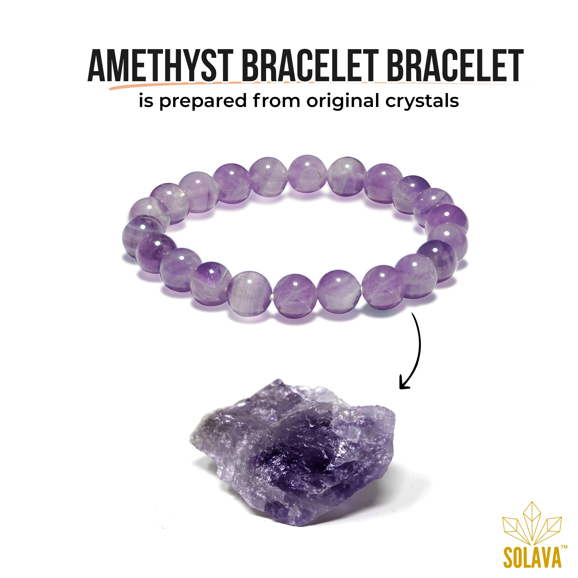 Original Amethyst Bracelet with Certificate