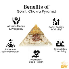 Original Gomti Chakra Pyramid for Money and Prosperity