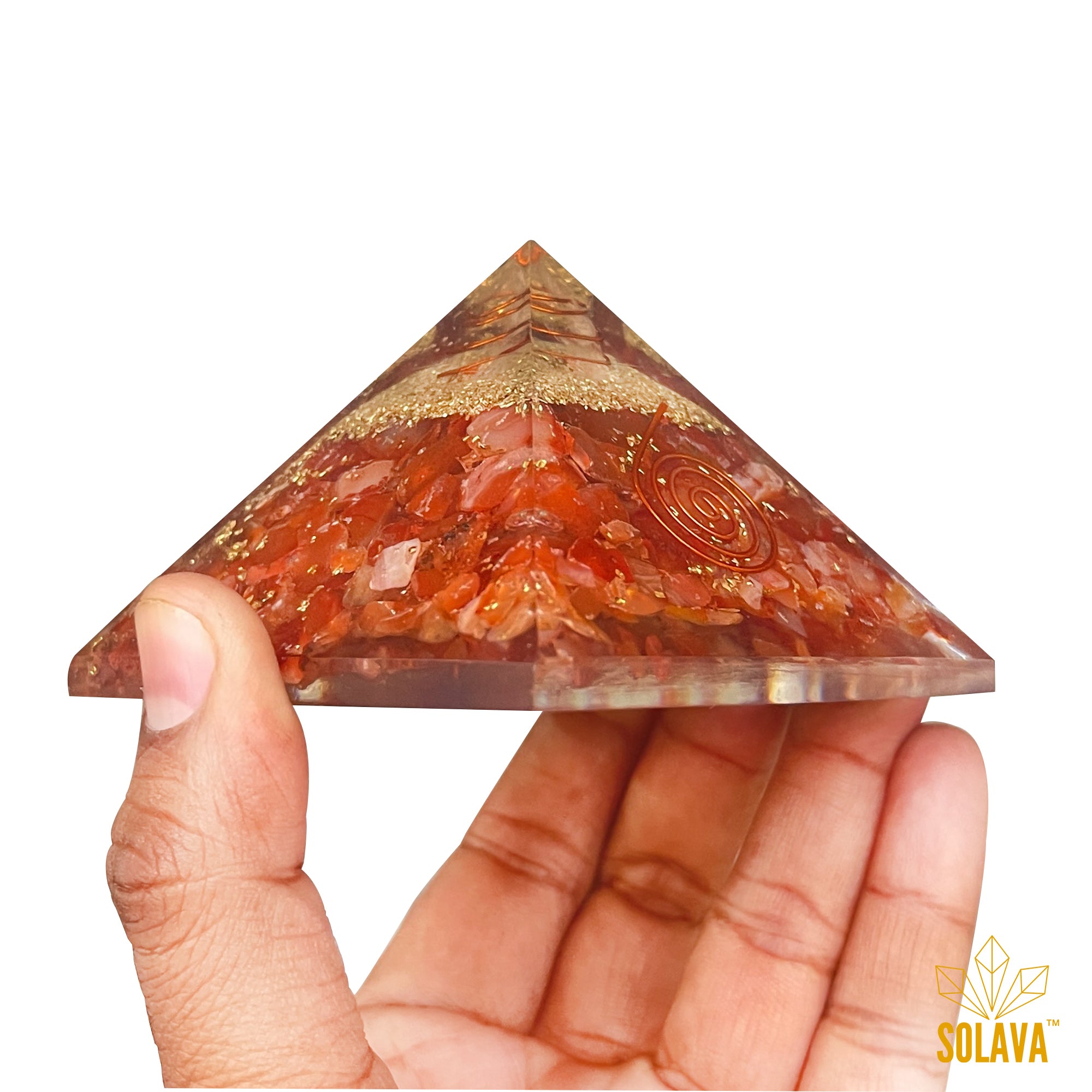 Original Carnelian Crystal Pyramid