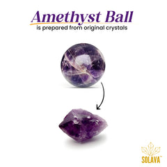 Original Amethyst Crystal Ball