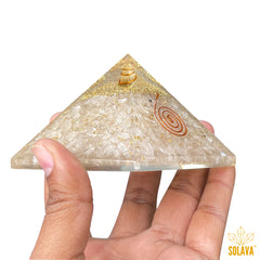 Original Clear Quartz Crystal Pyramid