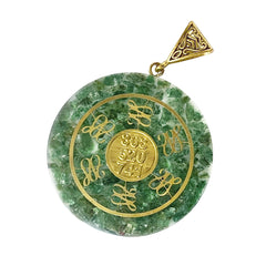 Original Green Aventurine Angelic Crystal Pendant for Men and Women