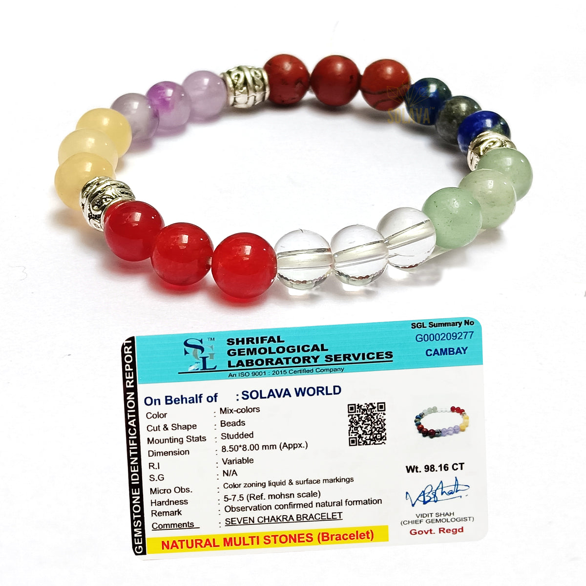 7 Chakra Bracelet Certified – Viha Online