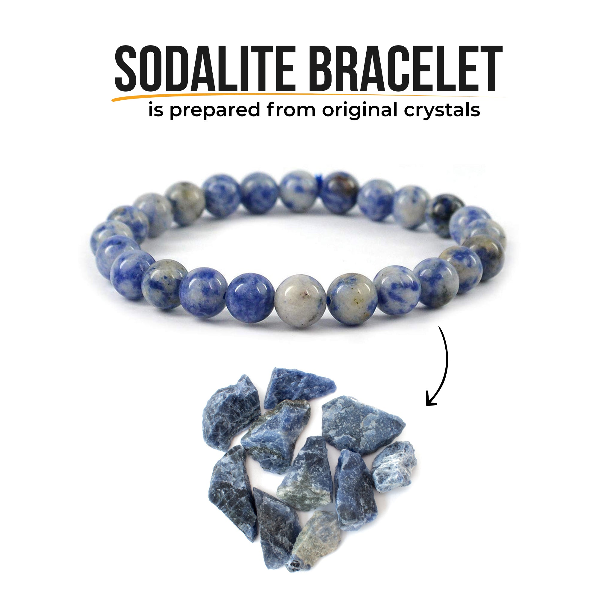 Original Sodalite Bracelet with Certificate