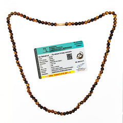 Original Tiger Eye Crystal Mala - 6 MM Beads