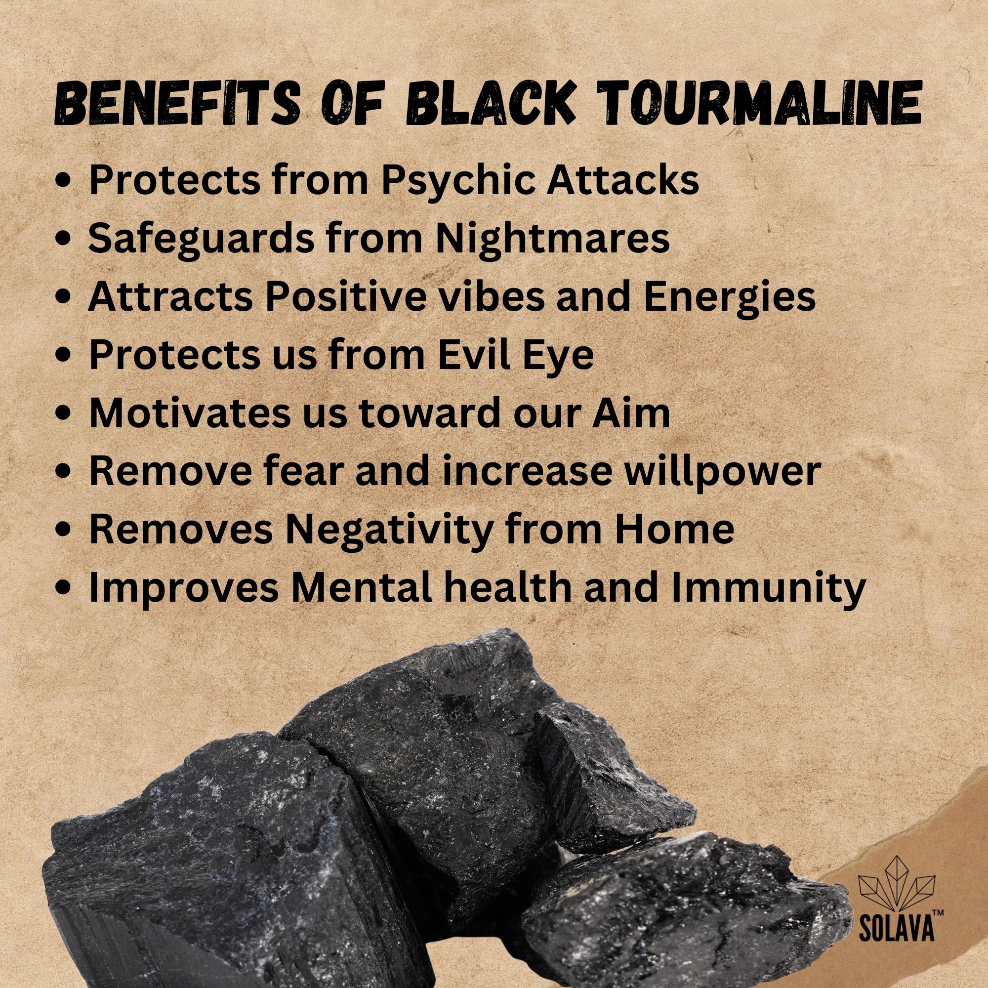 benefits of black tourmaline