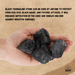 Original Black Tourmaline Stone Crystal