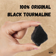 Original Black Tourmaline Stone Crystal