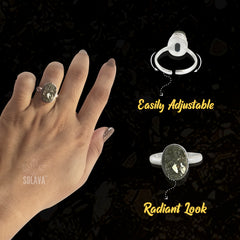 Pyrite Stone Original Ring - Certified Adjustable